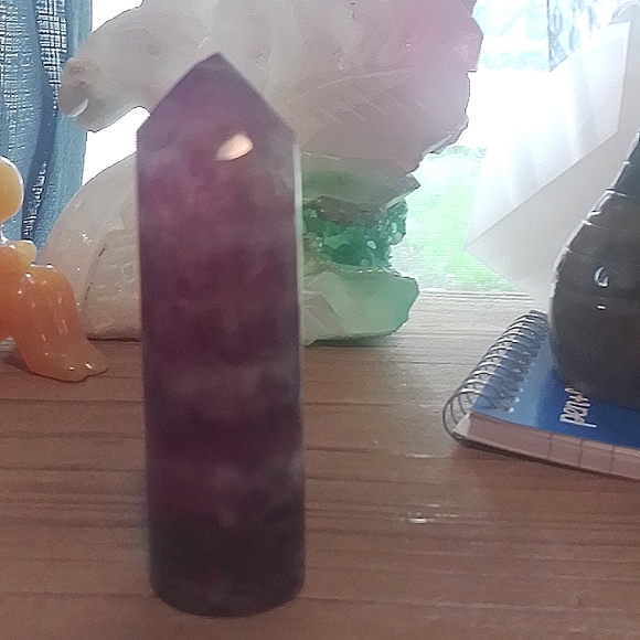 Other - Watermelon Fluorite cylinder point